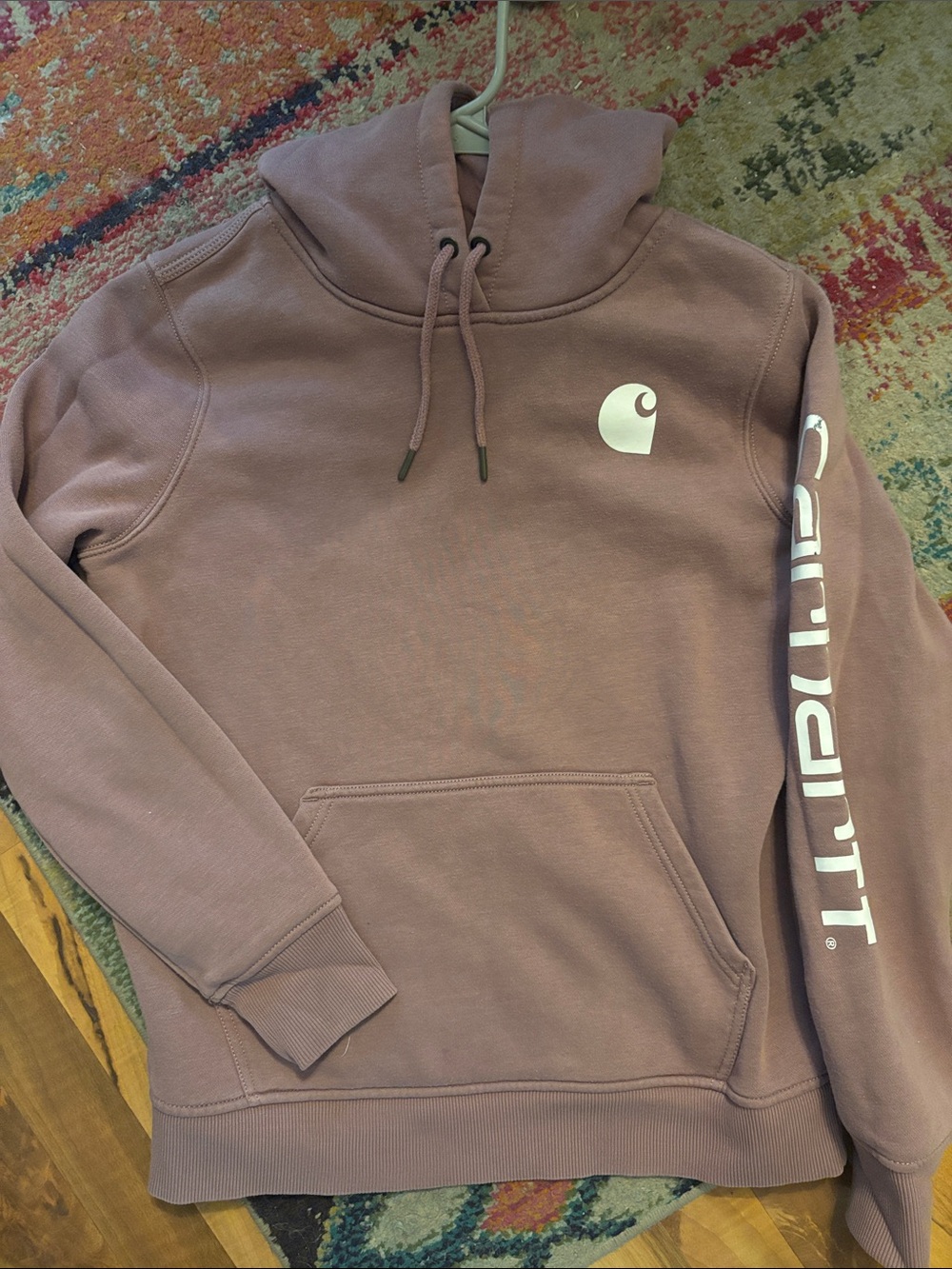 Carhartt Mauve Turtleneck Pullover Hoodie